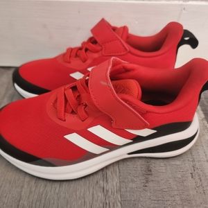Brand new Addias red sneakers size 11 kids